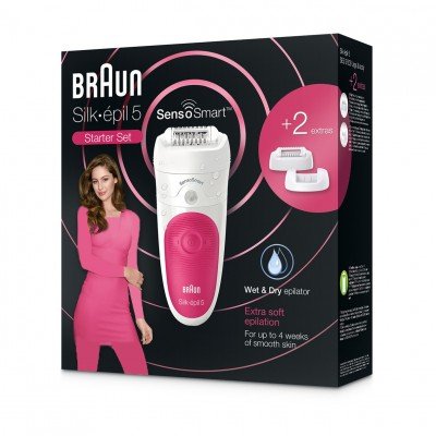 اپیلاتور سری 5 براون مدل 5500 سنسو اسمارت اپیلاتور سری 5 براون مدل 5500 سنسو اسمارت