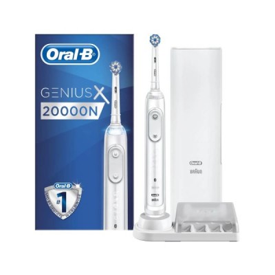 مسواک برقی اورال بی مدل جنیوس 20000 سفید