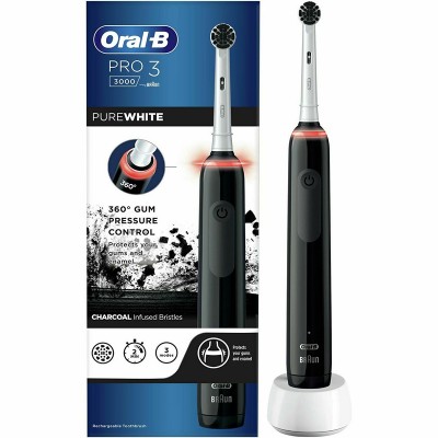 مسواک برقی اورال بی مدل Pro 3 3000 زغالی مسواک برقی اورال بی مدل Pro 3 3000 زغالی