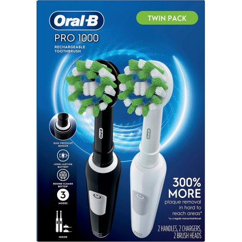 مسواک برقی اورال بی مدل Pro 1 1000 Dual مسواک برقی اورال بی مدل Pro 1 1000 Dual