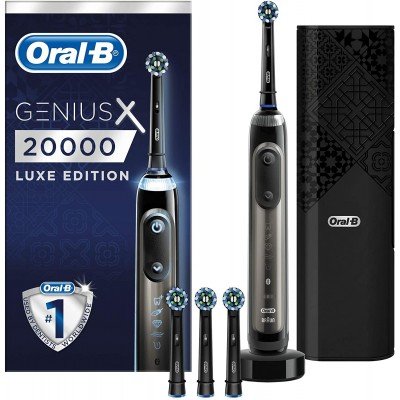 مسواک برقی اورال بی مدل جنیوس X لاکچری مشکی