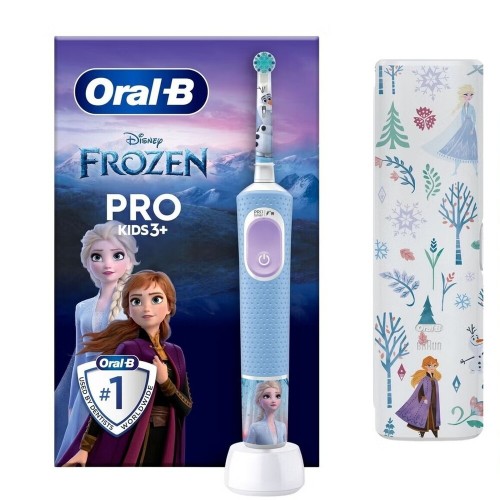 مسواک برقی کودک Oral-B مدل Frozen pro kids 3 با کیس نگهدارنده مسواک برقی کودک Oral-B مدل Frozen pro kids 3 با کیس نگهدارنده
