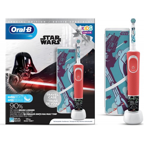 مسواک برقی کودک Oral-B مدل جنگ ستارگان با کیف مسافرتی مسواک برقی کودک Oral-B مدل جنگ ستارگان با کیف مسافرتی