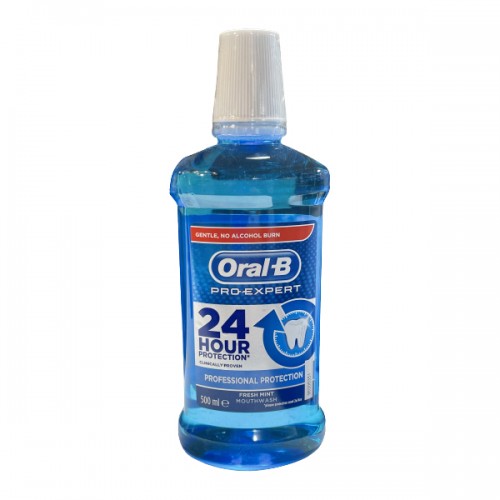 دهانشویه اورال بی مدل PRO-EXPERT در حجم 500ml قیمت دهانشویه اورال بی مدل PRO-EXPERT در حجم 500ml