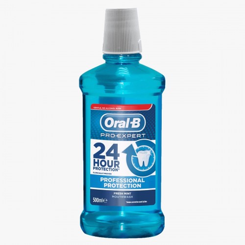 دهانشویه اورال بی مدل PRO-EXPERT در حجم 500ml قیمت دهانشویه اورال بی مدل PRO-EXPERT در حجم 500ml