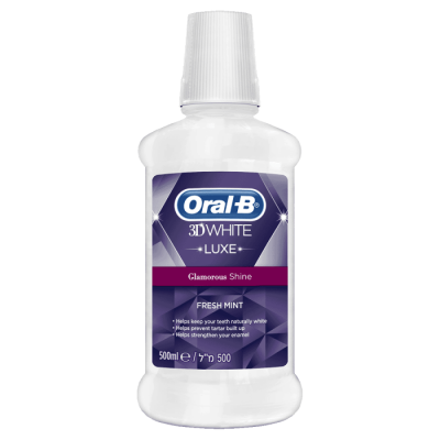 دهانشویه اورال بی مدل 3D-white GLAMOROUS SHINE RINSE (به زودی)