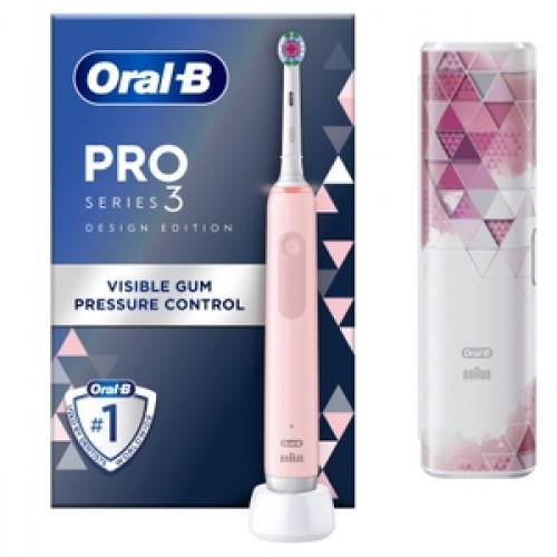 مسواک برقی اورال بی مدل pro series 3 (Design edition pink) مسواک برقی اورال بی مدل pro series 3 (Design edition pink)