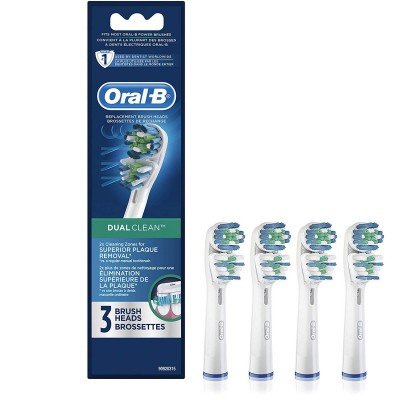 سر یدک مسواک برقی اورال بی مدل dual Clean دو عددی