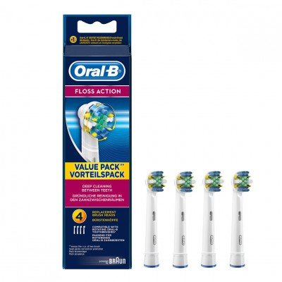 سر یدک مسواک برقی اورال بی مدل Floss Action چهار عددی