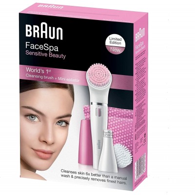 اپیلاتور صورت و ماشین پاک سازی پوست براون مدل 832