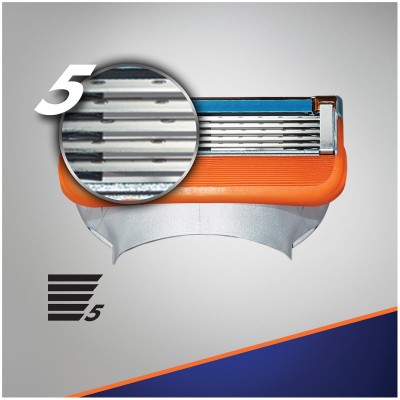 تیغ یدک ژیلت مدل Fusion 5 power بسته 4 عددی