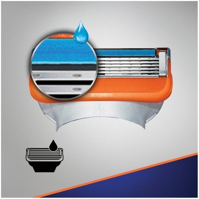 تیغ یدک ژیلت مدل 5 Fusion بسته 4 عددی