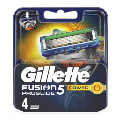تیغ یدک ژیلت مدل Fusion 5 proglide power بسته 4 عددی