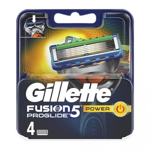 قیمت تیغ یدک ژیلت مدل Fusion 5 proglide power بسته 4 عددی