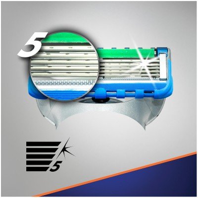 تیغ یدک ژیلت مدل Fusion 5 proglide power بسته 4 عددی