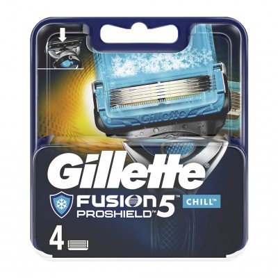 تیغ یدک ژیلت مدل proshield chill بسته 4 عددی (اصل)