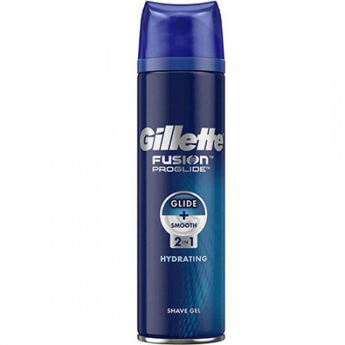 ژل اصلاح ژیلت مدل Fusion Proglide 2 in 1 Hydrating حجم ۲۰۰ میلی لیتر