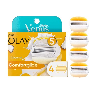 تیغ یدک ژیلت بانوان مدل venus OLAY  بسته 4 عددی