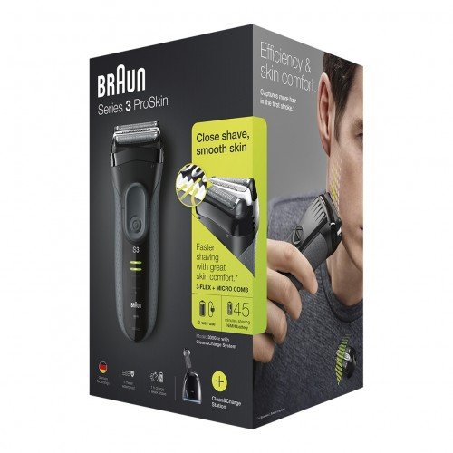 ریش تراش سری 3 براون مدل 3050cc(ساخت آلمان سفارش ایرلند) قیمت ریش تراش سری 3 براون مدل 3050cc(ساخت آلمان سفارش ایرلند)