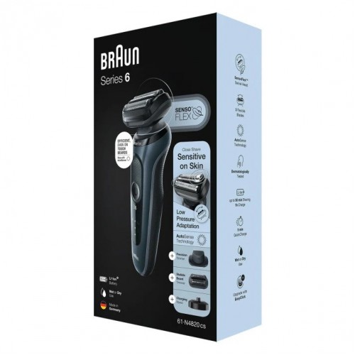 ریش تراش سری 6 براون مدل 60B-4820cs ریش تراش سری 6 براون مدل 60B-4820cs