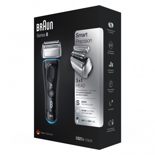 ریش تراش سری 8 براون مدل 8325black قیمت ریش تراش سری 8 براون مدل 8325black