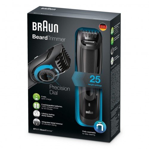 پیرایشگر حرفه ای ریش براون مدل BT5070 قیمت پیرایشگر حرفه ای ریش براون مدل BT5070