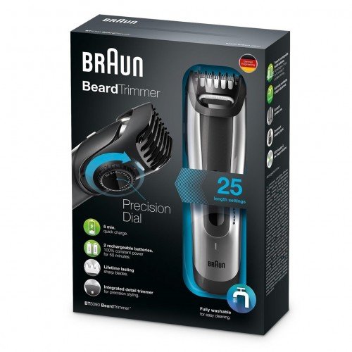 پیرایشگر حرفه ای ریش براون مدل BT5090 قیمت پیرایشگر حرفه ای ریش براون مدل BT5090