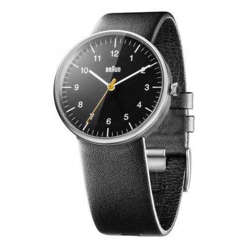 قیمت ساعت مچی کلاسیک با بند چرمی و صفحه نمایش سیاه مدل GENTS BN0021 براون
