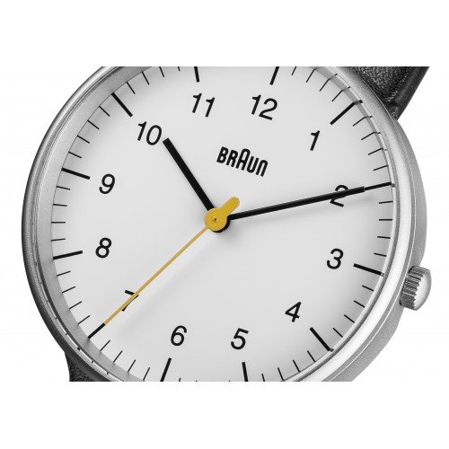 قیمت ساعت مچی کلاسیک با بند چرمی و صفحه نمایش سفید مدل GENTS BN0021 براون